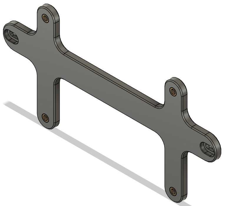 Porsche Cayenne Rear License Plate Bracket