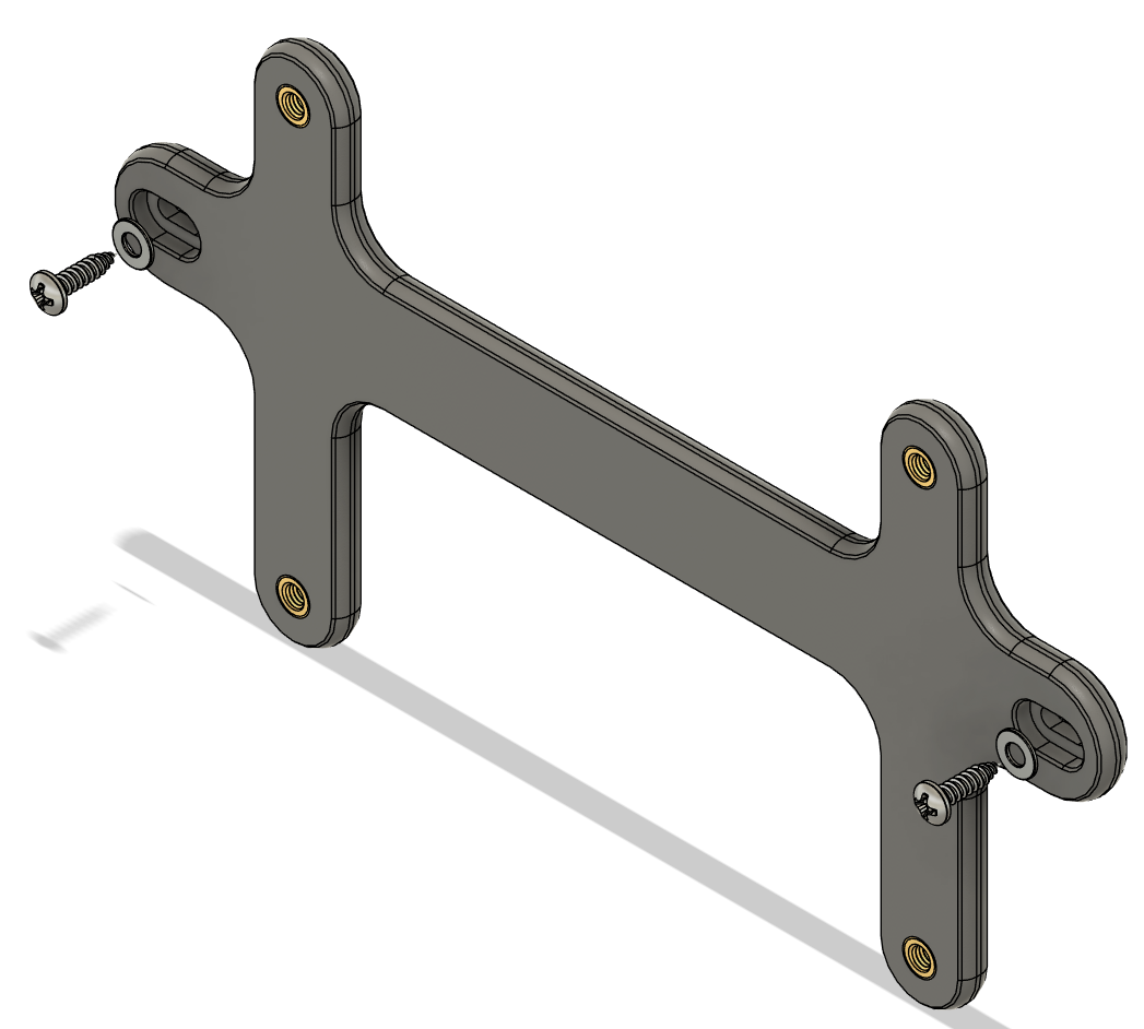 Porsche Macan Rear License Plate Bracket