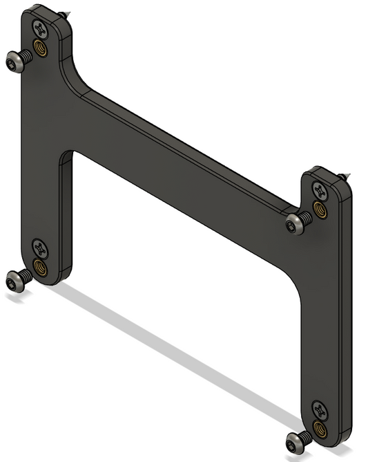 Porsche Rear License Plate Bracket