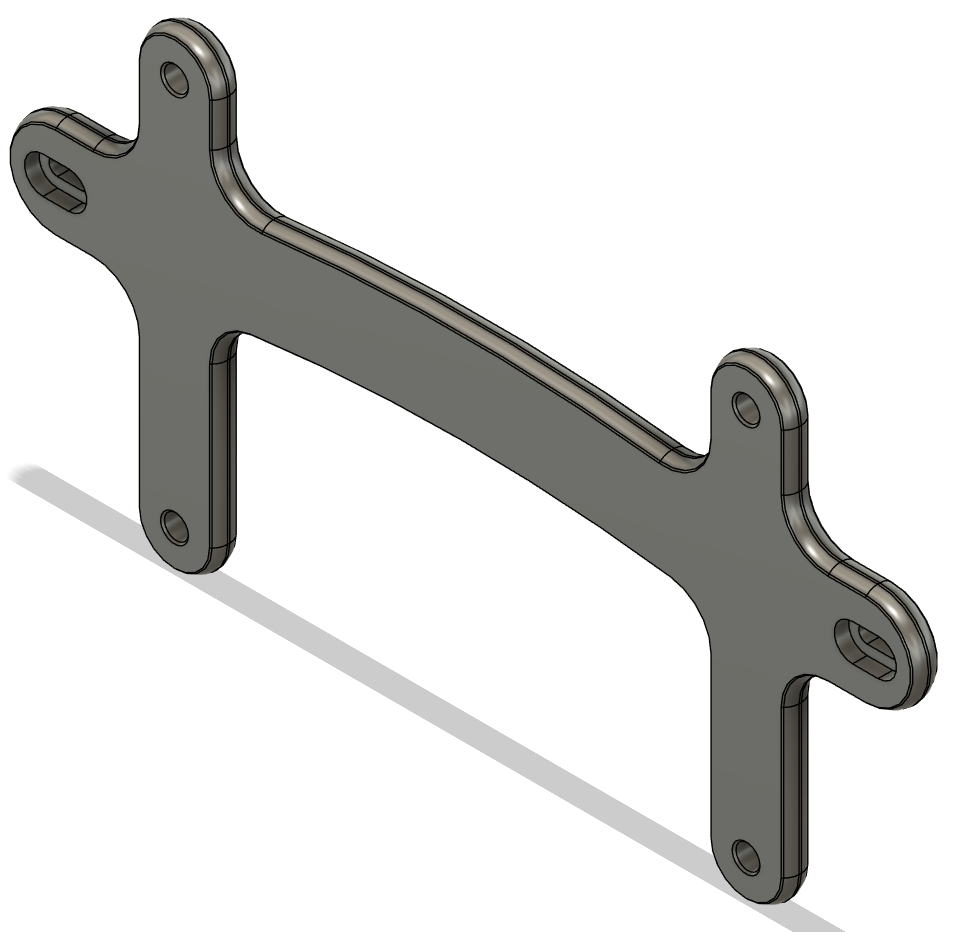 Porsche Rear License Plate Bracket