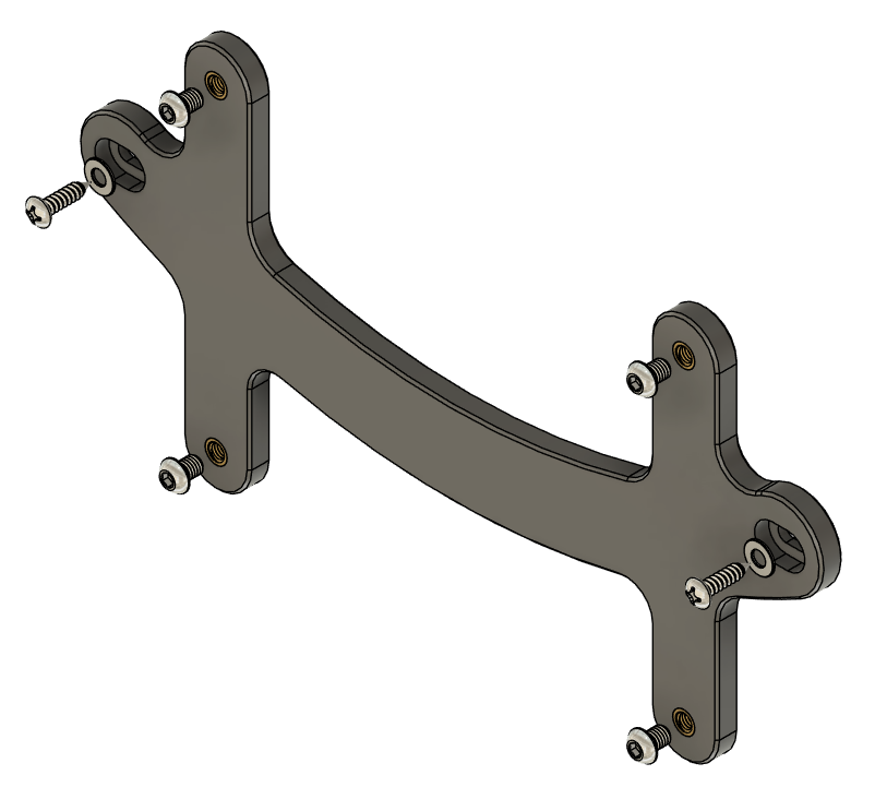 Porsche 911 Rear License Plate Bracket