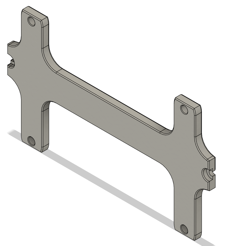 BMW Rear License Plate Bracket - Short Delaware Plate Version