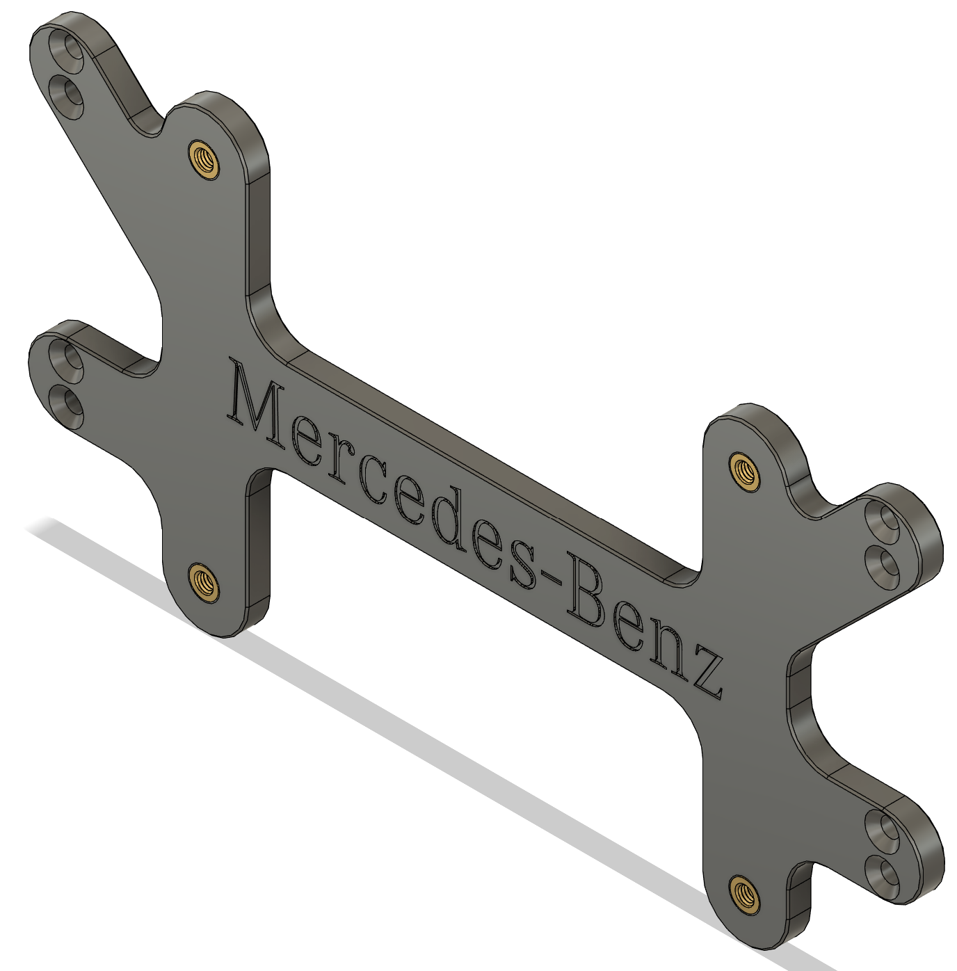 Mercedes Rear License Plate Bracket