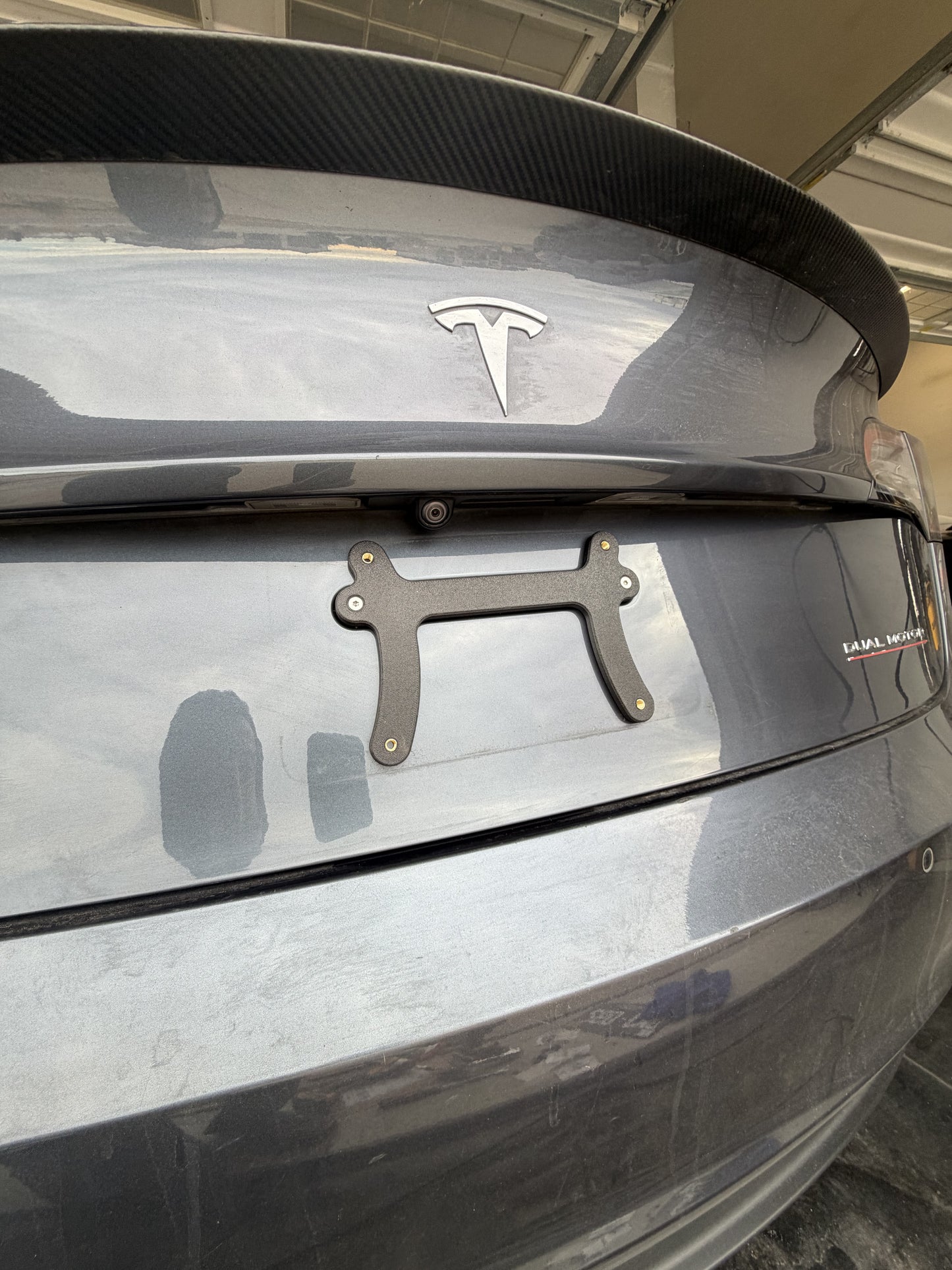 Tesla Rear License Plate Bracket