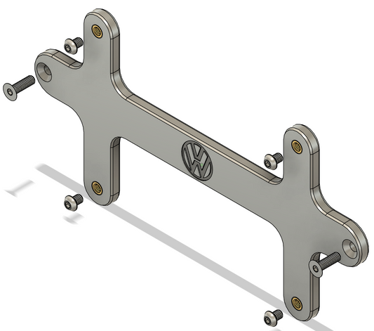 Rear license plate bracket for Volkswagen AllTrack/Taos/Tiguan