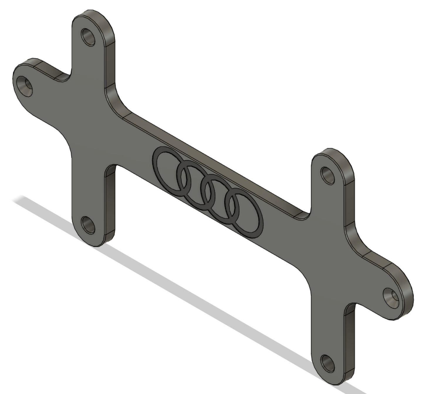 Blemished Audi Rear License Plate Bracket
