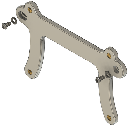 Porsche Rear License Plate Bracket