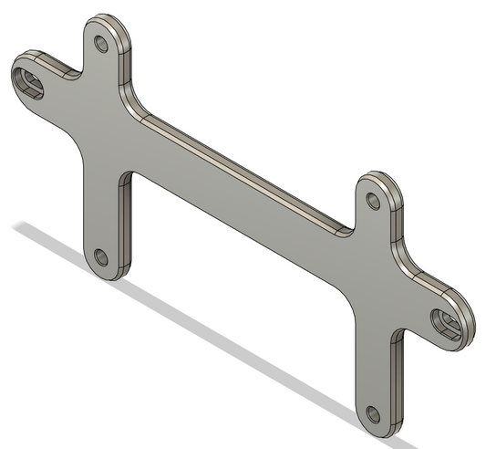 Porsche Panamera Rear License Plate Bracket