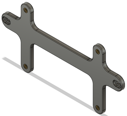 Porsche Rear License Plate Bracket