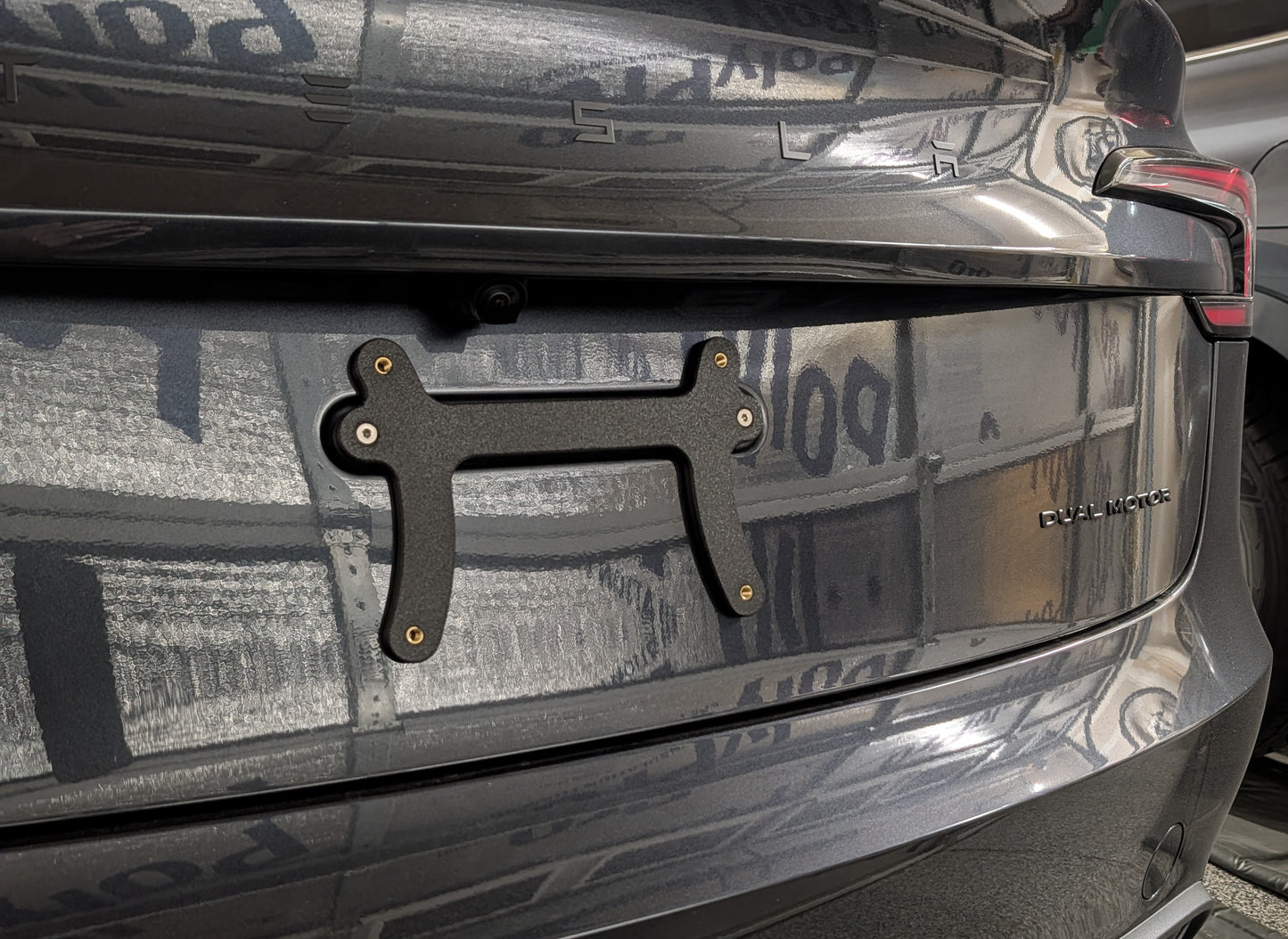 Tesla Rear License Plate Bracket