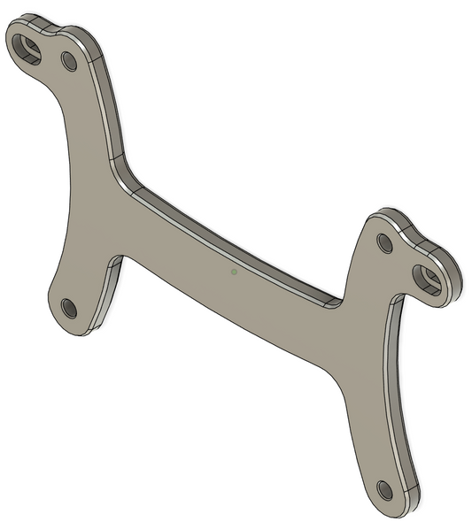 Porsche Panamera Rear License Plate Bracket