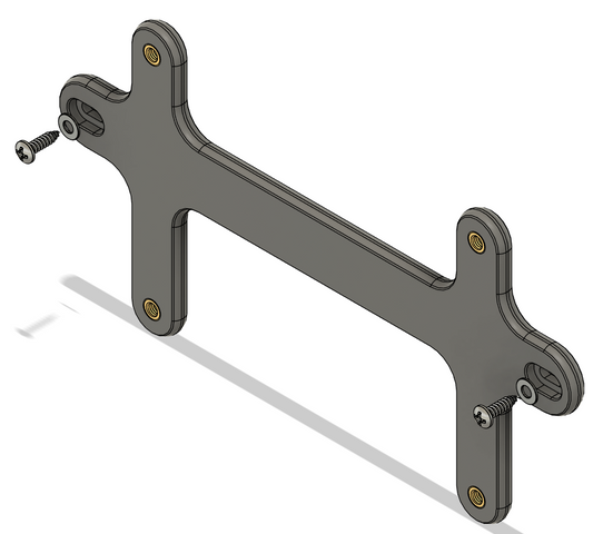 Porsche Macan Rear License Plate Bracket
