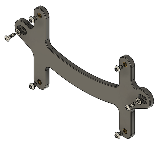 Porsche 911 Rear License Plate Bracket