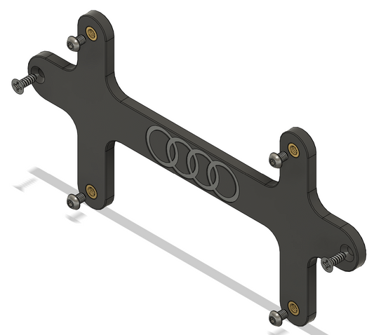 Audi Rear License Plate Bracket