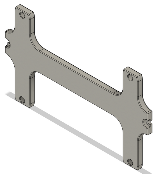 BMW Rear License Plate Bracket - Short Delaware Plate Version