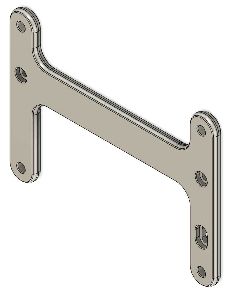 Mercedes Rear License Plate Bracket