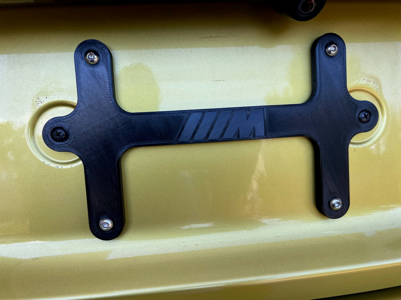 Mini Rear Number Plate Position BMW Rear License Plate Bracket – Your Little CNC Shop