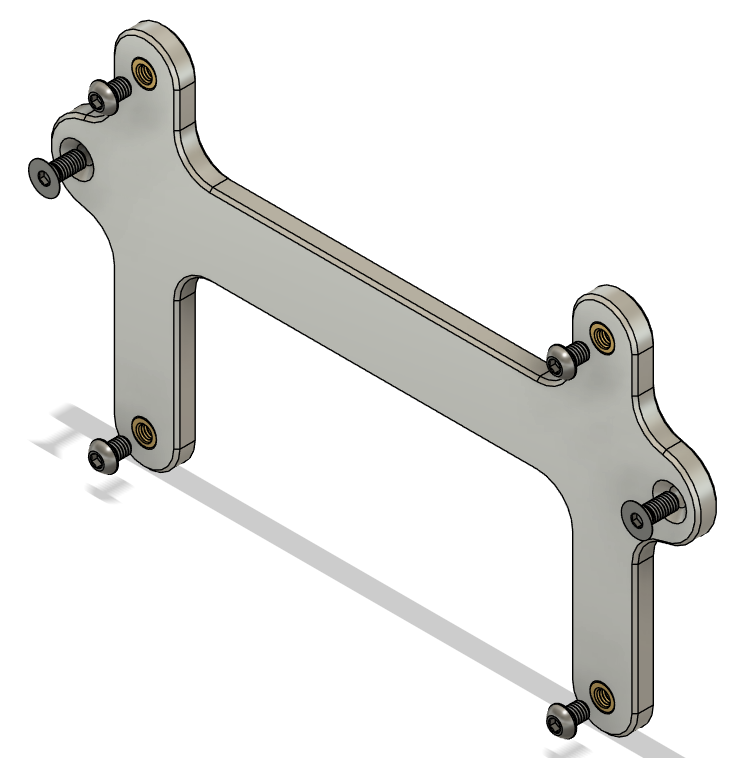 Blemished Ford Focus RS Rear License Plate Bracket