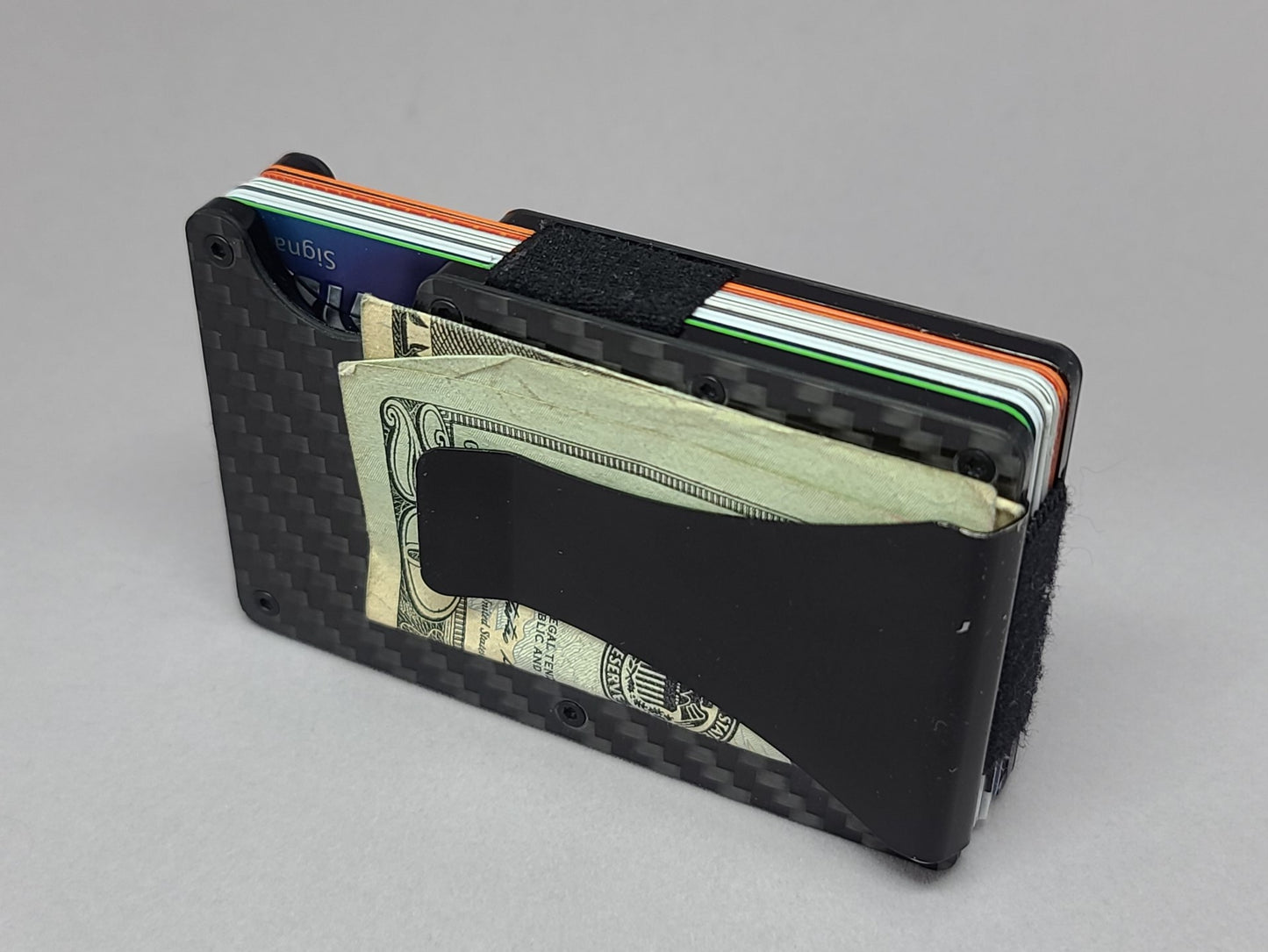 Customizable Slim Carbon Fiber Wallet